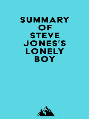 cover image of Summary of Steve Jones's Lonely Boy